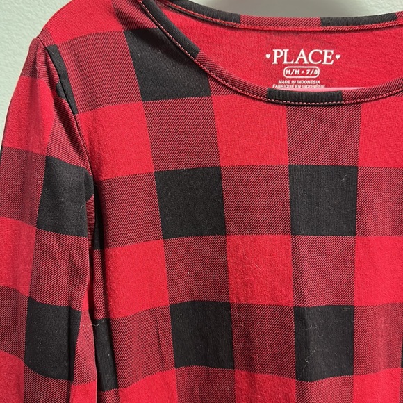 Long sleeve Buffalo check skater dress - Picture 2 of 2